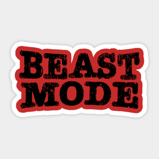 Beast Mode Sticker